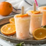 push pop ice cream molds freezing upright in home freezer