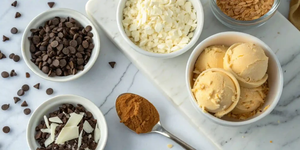 ninja creami coffee ice cream base ingredients in pint container