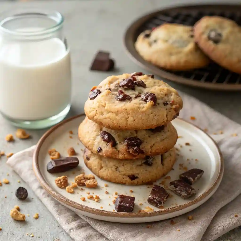 cottage cheese chocolate chip cookies – healthy high-protein dessert