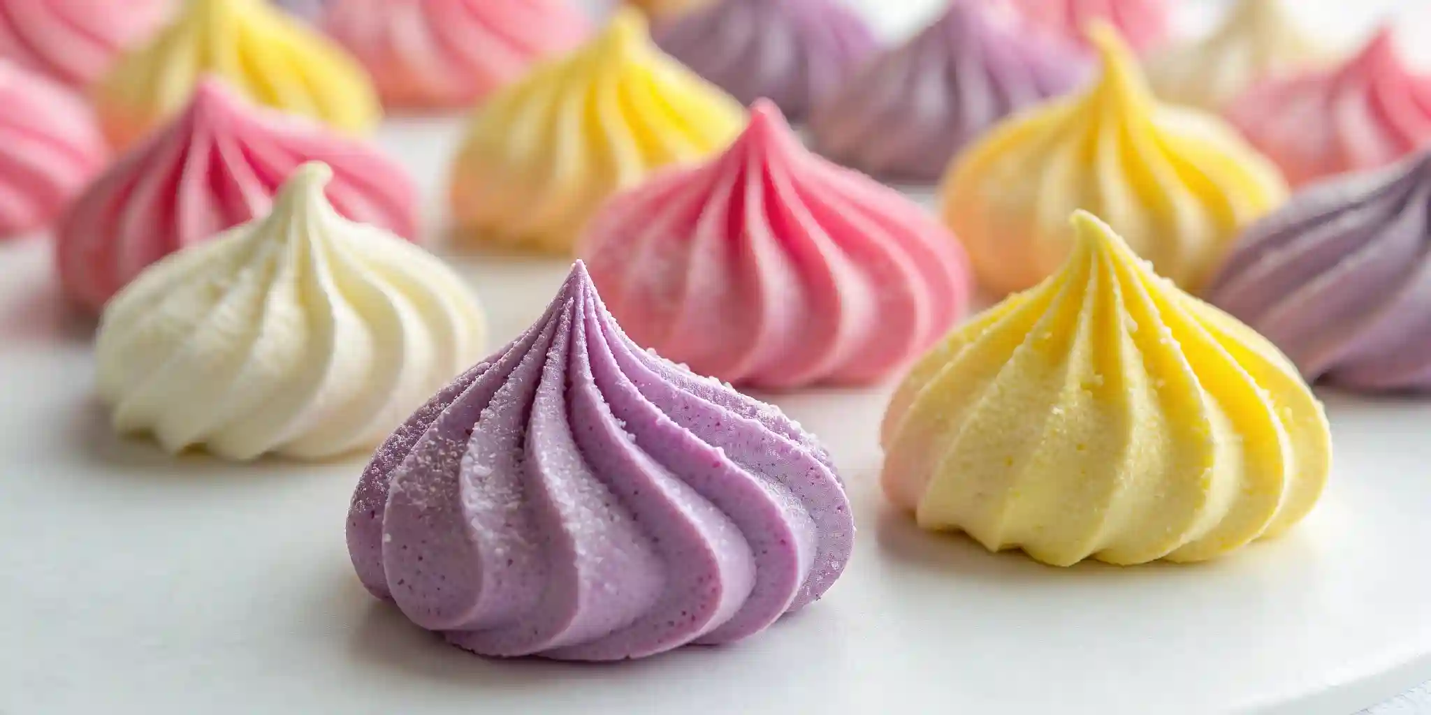 meringue kisses recipe served
