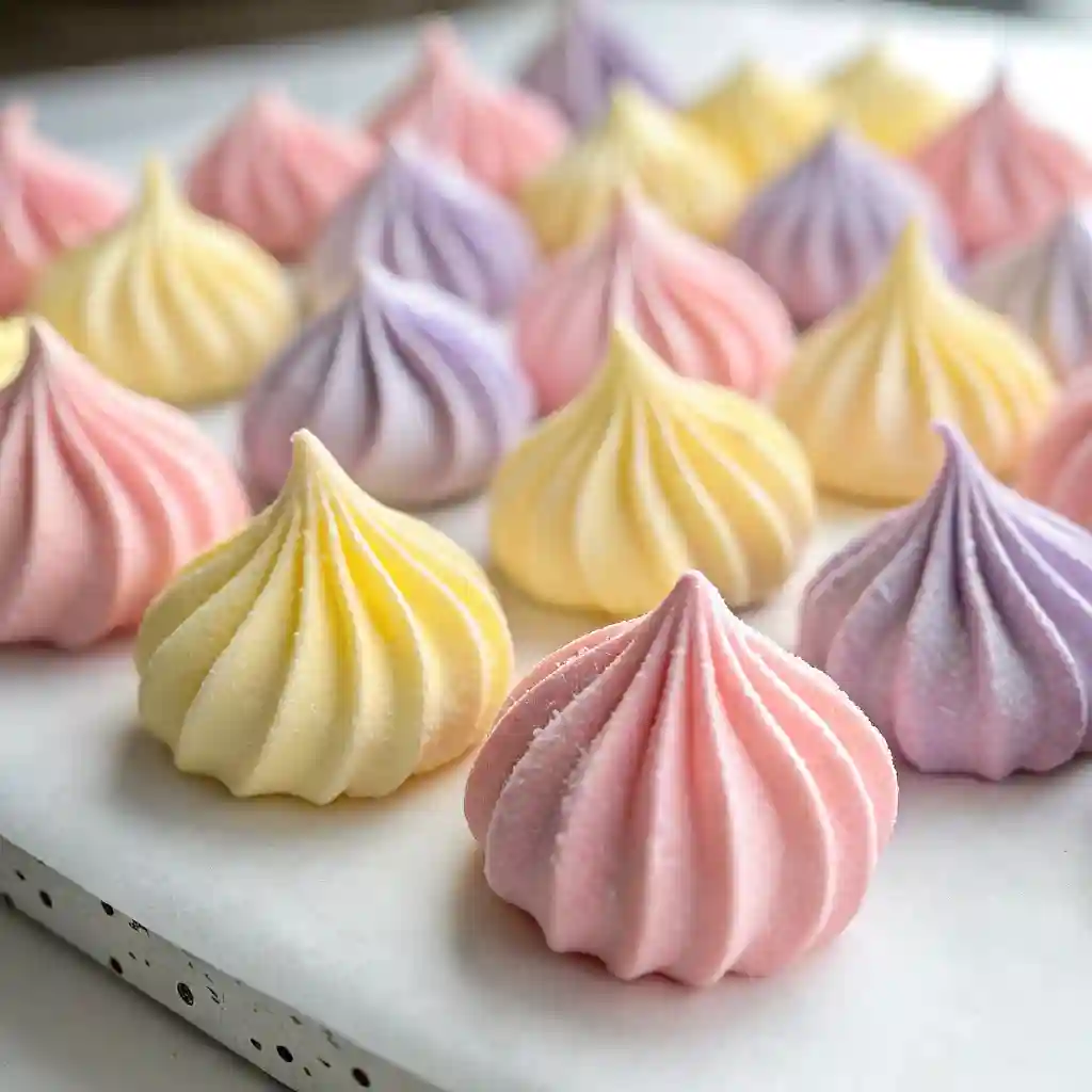 meringue kisses recipe served